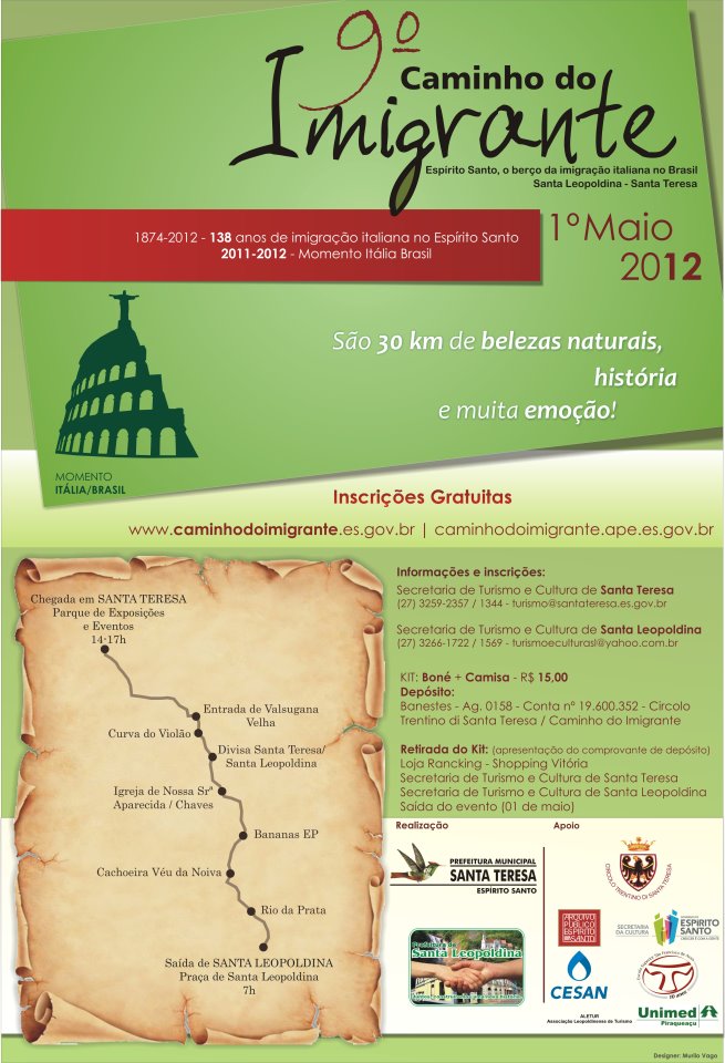 Participe do 9º Caminho do Imigrante